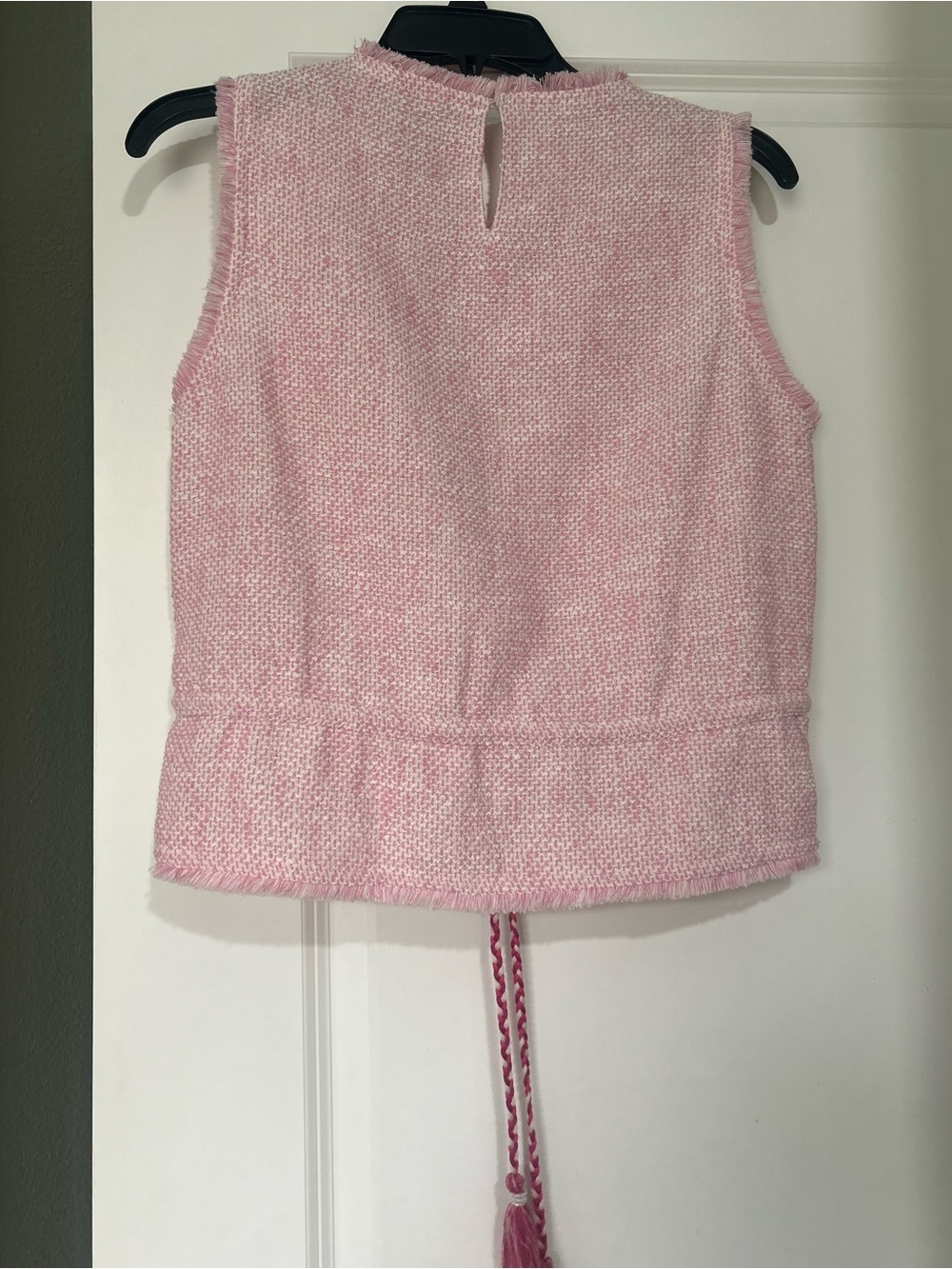 NWT Maje Pink Tweed Top - Picture 3 of 6